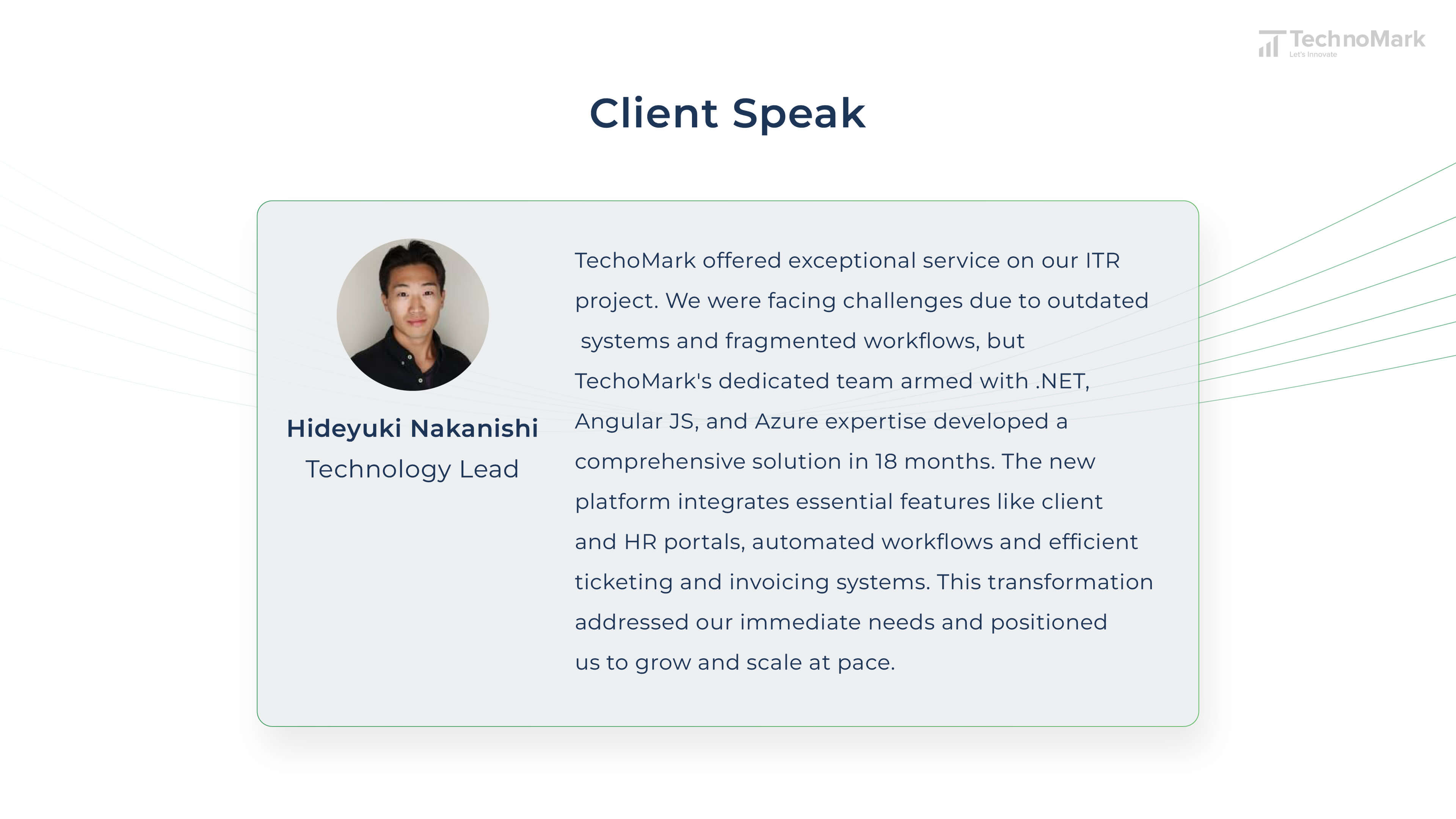 HLS Global - Client Speak