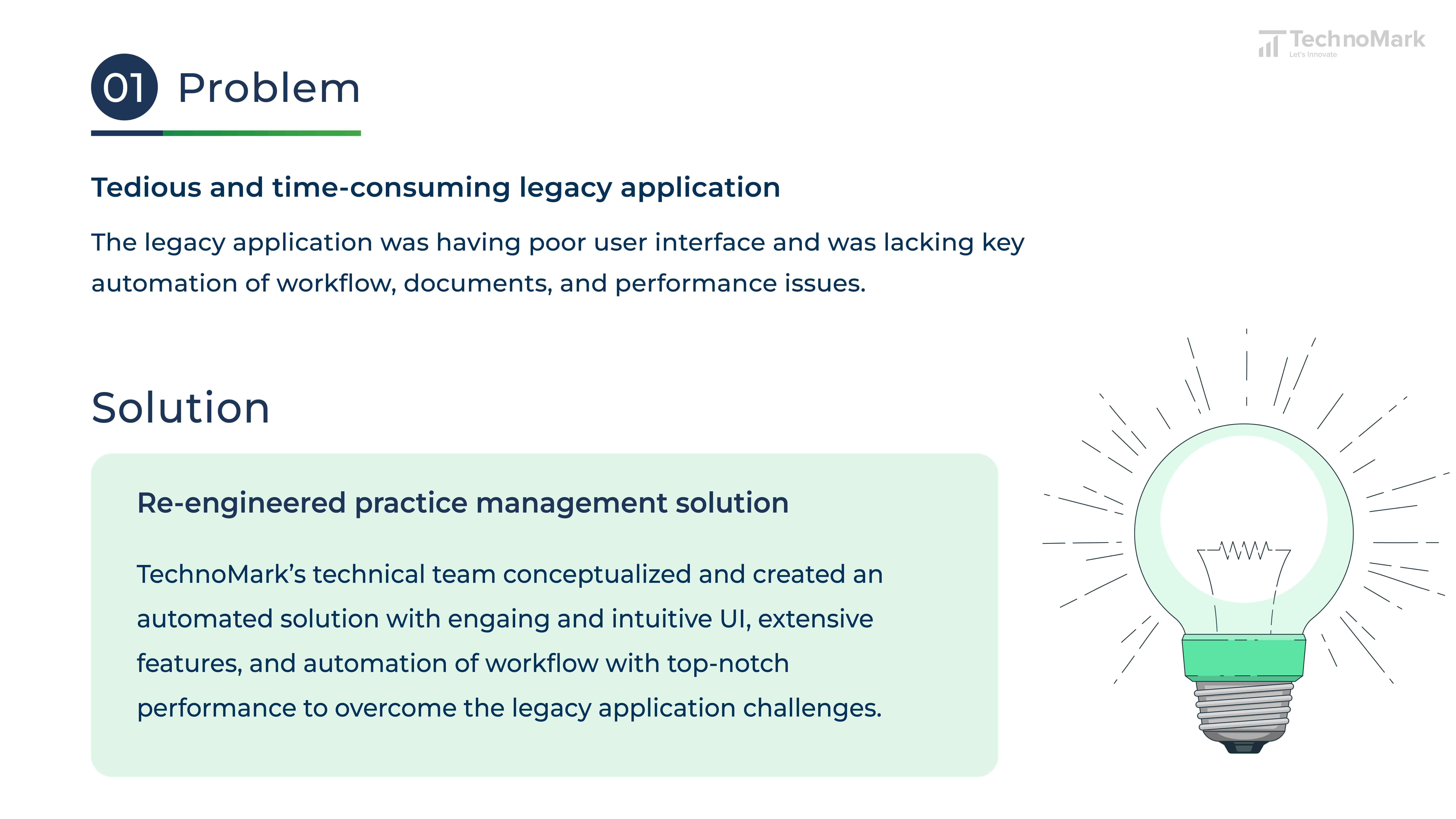 PMS Problem 1 - Tedious And Time-Consuming Legacy Application